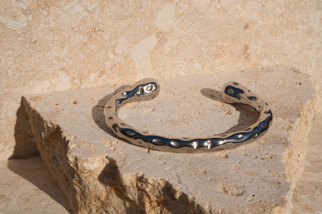 Horseshoe on a stone surface
