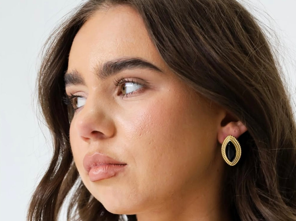 PHARAOH Earrings - Black
