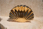 Sol & Aura - Shelly Claw Clip - shell-shaped claw clip on a stone surface with a neutral background